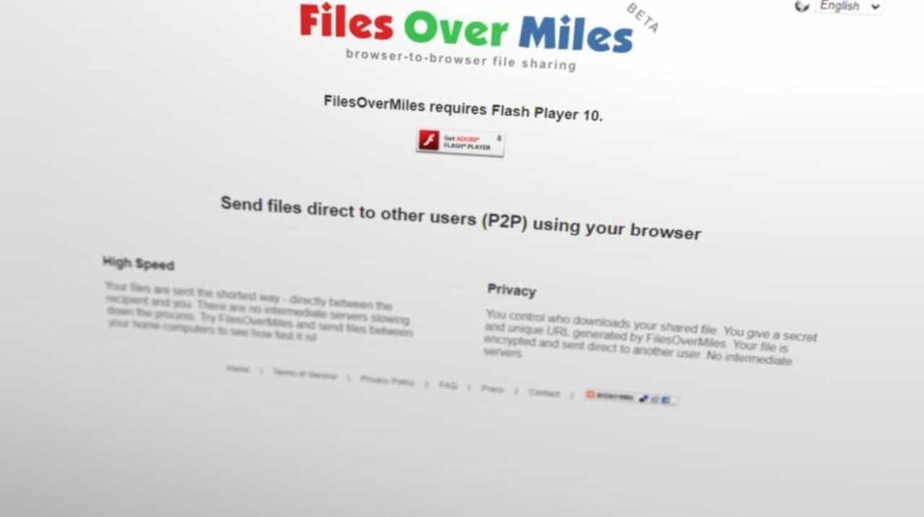 files over miles website